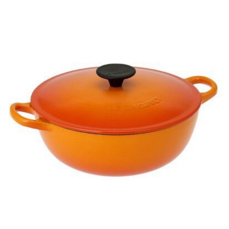 💯 Authentic Le Creuset Marmite 24cm Flame Shopee Malaysia