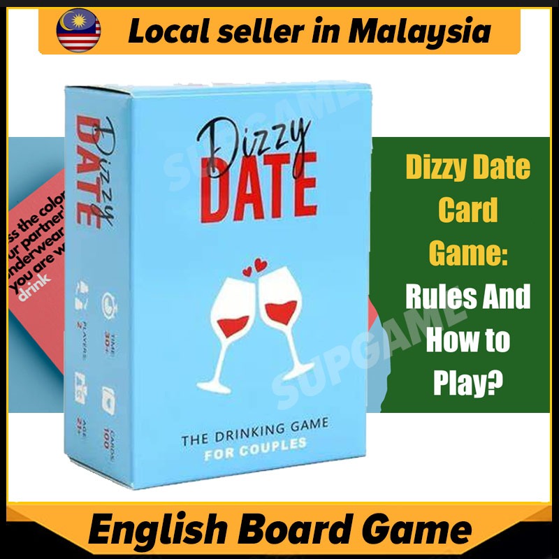 Dizzy Date Couples Card Game Date Night Card Game (with Deeper Questions Expansion Pack
