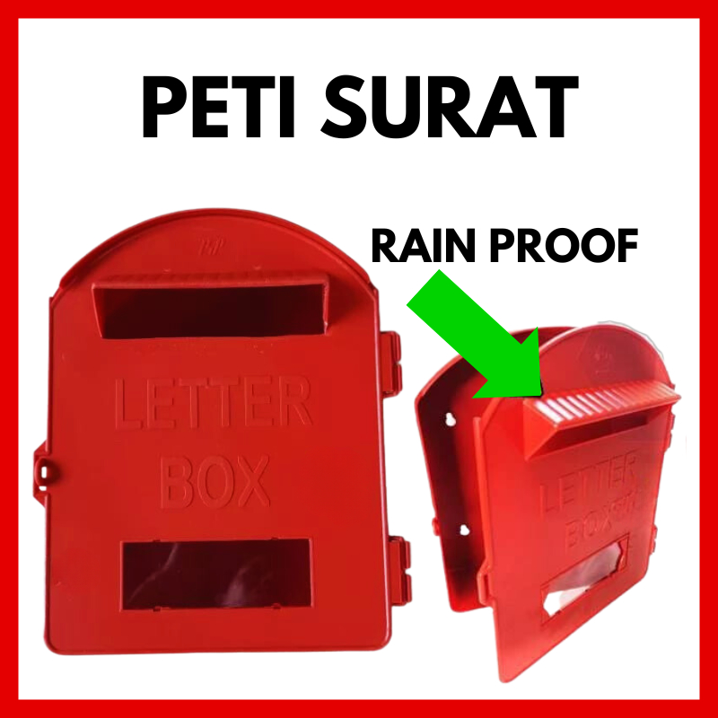 PVC Letter Box Plastic Peti Surat Plastik 信箱 | Shopee Malaysia