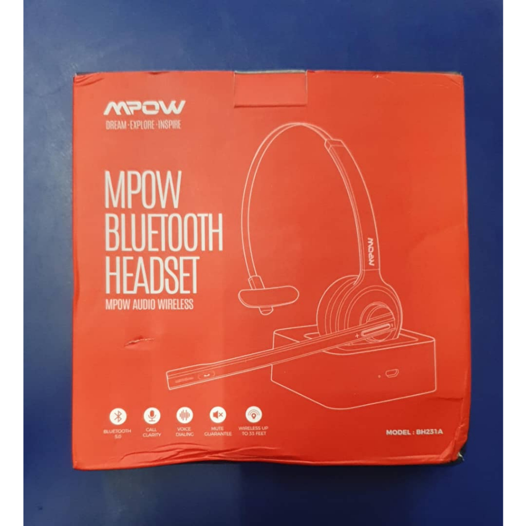 MPOW Bluetooth Headset BH231A (Box Dented) Shopee Malaysia