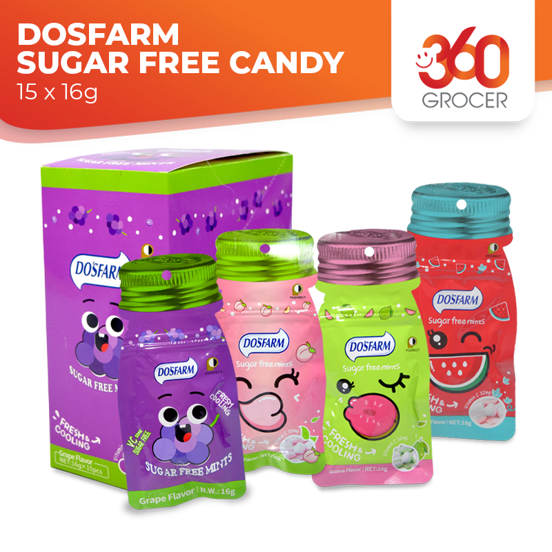 DOSFARM SUGAR FREE CANDY - 15 x 16G | Shopee Malaysia