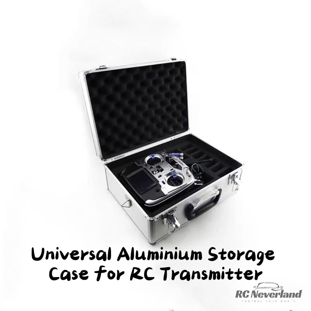Universal Transmitter Aluminium Storage case Futaba Flysky Radiolink ...