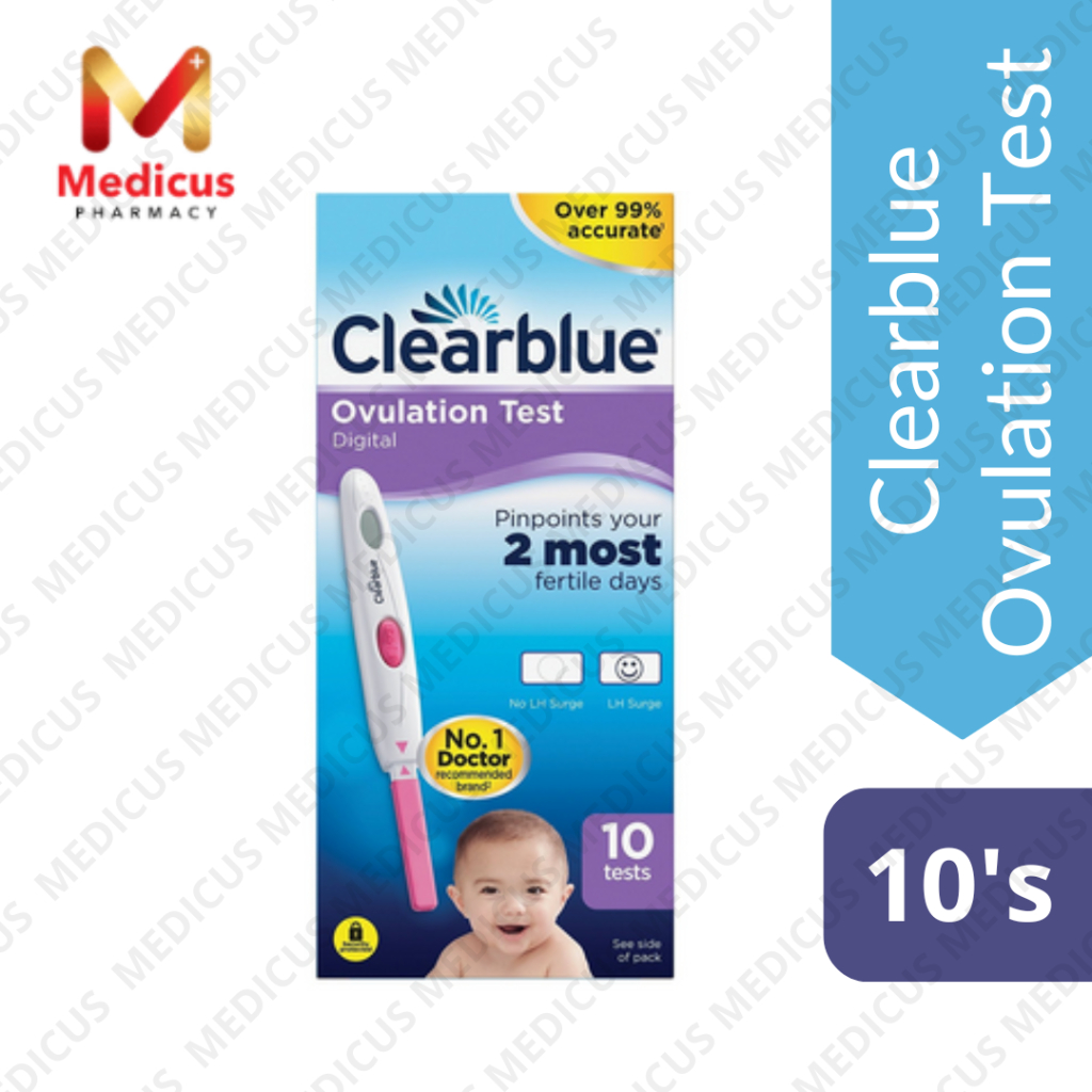 Clearblue Ovulation Test 10's (Exp 12/2023) Shopee Malaysia