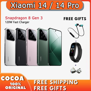 (New) Xiaomi 14 / Xiaomi 14 Pro Snapdragon 8 Gen 3 AMOLED Display 120Hz  Dual SIM 120W Fast Charging Mi 14 Smartphone