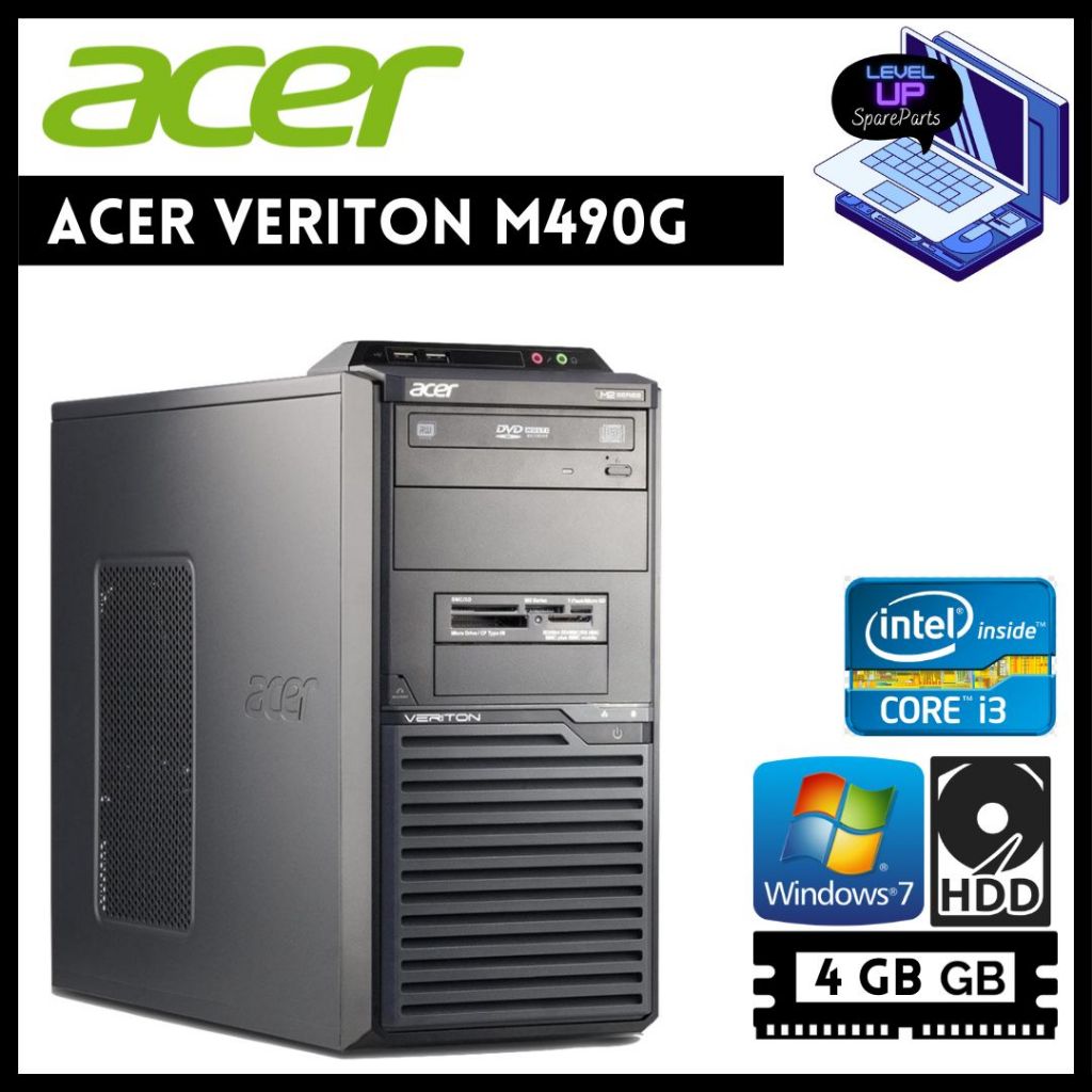 ACER VERITON INTEL CORE I3 RAM 4GB HDD 500GB PC | Shopee Malaysia