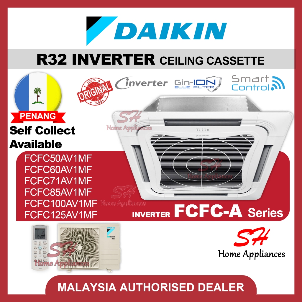 Daikin R Inverter Ceiling Cassette Air Conditioner Fcfc A Series