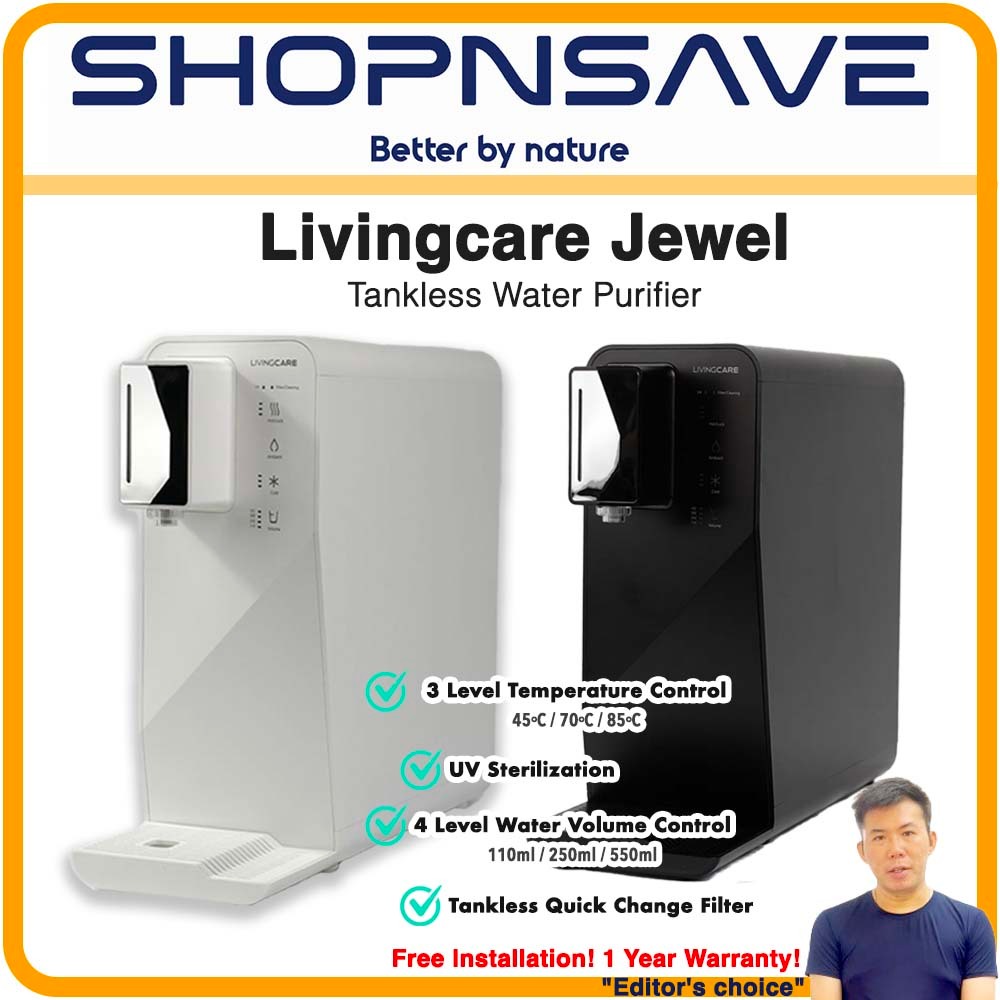 SHOPNSAVE LivingCare Hot / Ambient Tankless Water Dispenser (Elegant