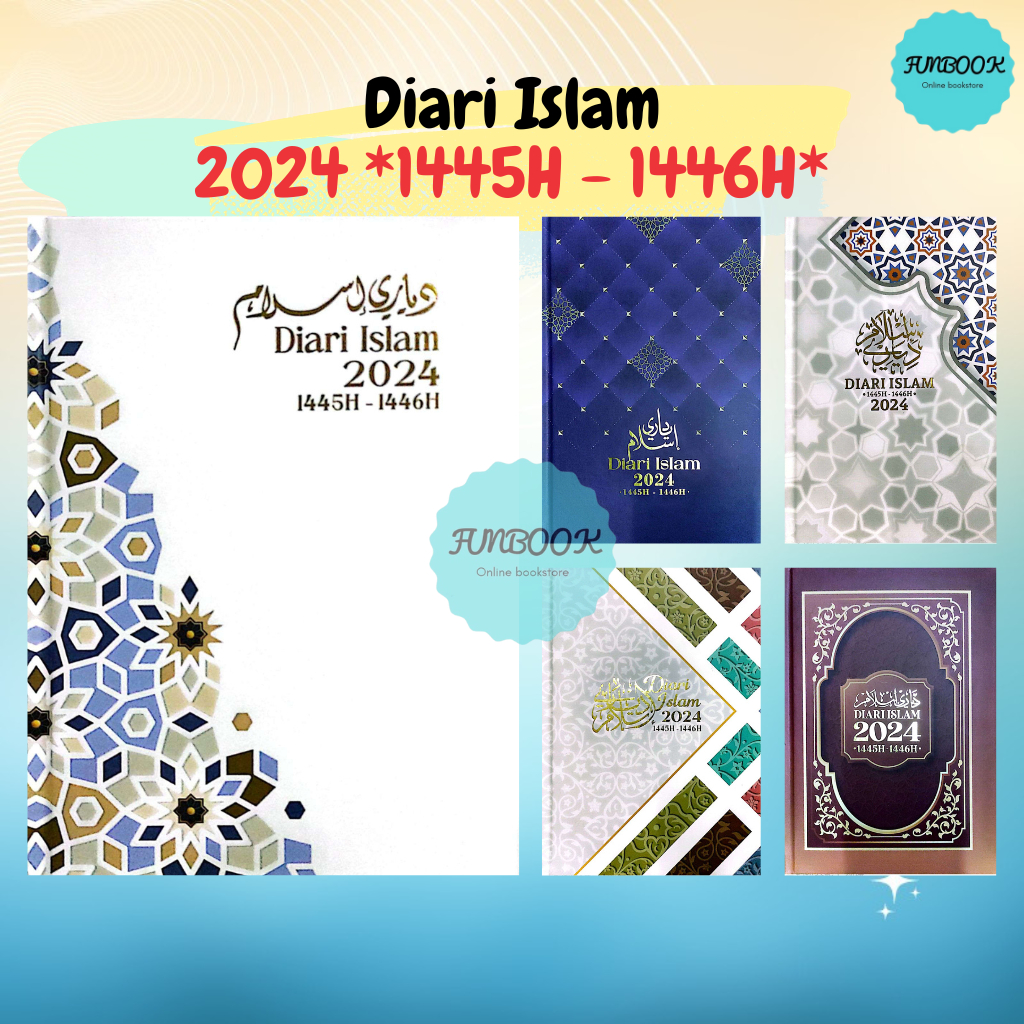 [FUNBOOK] Islamik Diary Diari Islam Planner 2024 (A5 hard cover ...