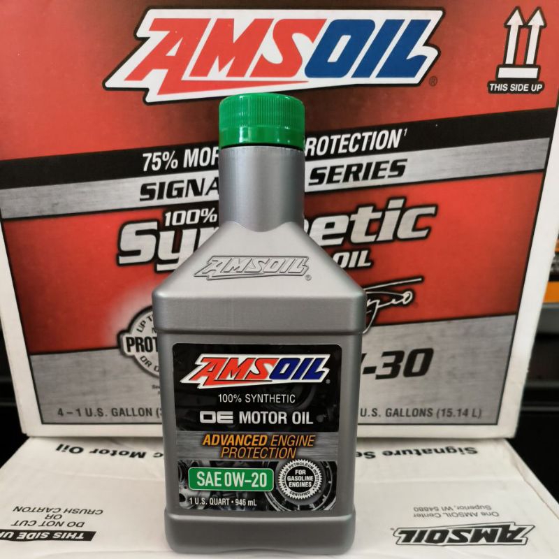[BUY 1 PACKAGE FREE 1 BOSCH OIL FILTER] Amsoil USA SAE 0W20 100 Fully