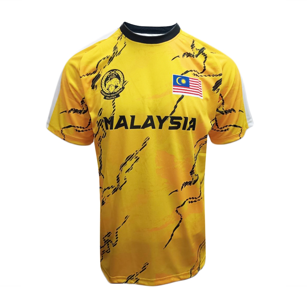 HARIMAU MALAYA FAN'S UNITY MEN'S JERSEY YELLOW | Shopee Malaysia