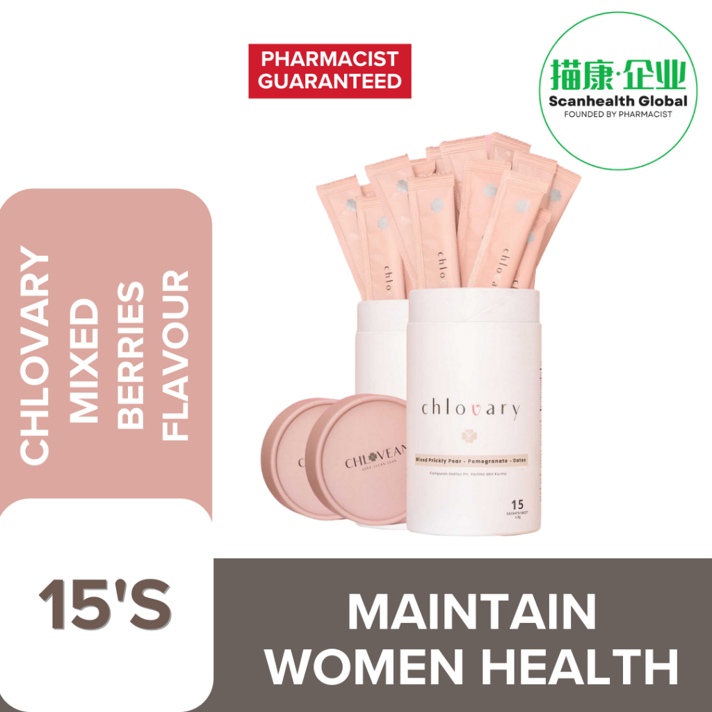 CHLOVARY PCOS Fertility Menstrual Hormone Imbalance With Cactus Extract, Soy Peptide