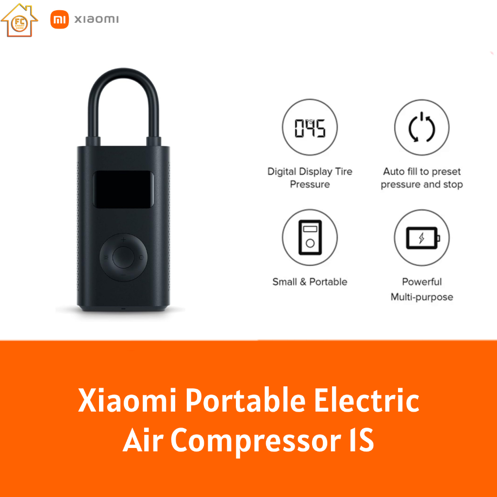 Xiaomi Portable Electric Air Compressor 1S Shopee Malaysia