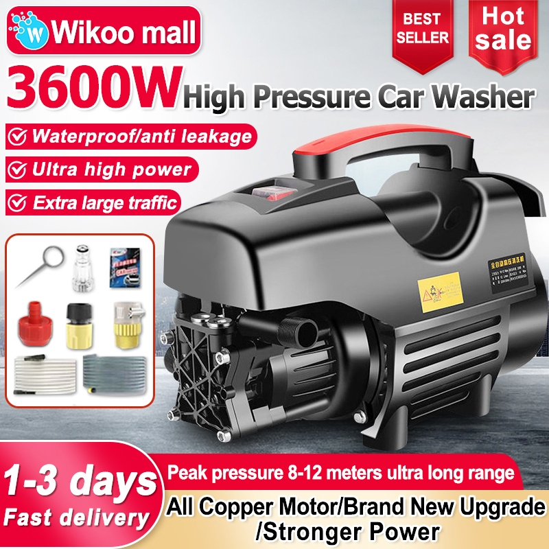 3600W Car High Pressure Cleaner High Pressure Portable Water Jet Wash ...