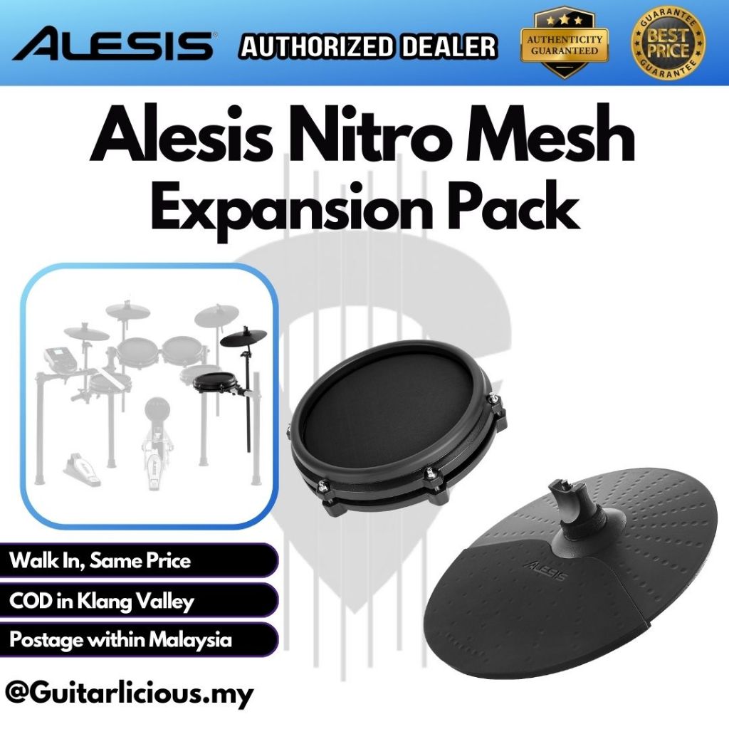 Alesis Nitro Mesh Expansion Pack Cymbal & Snare for Alesis Nitro