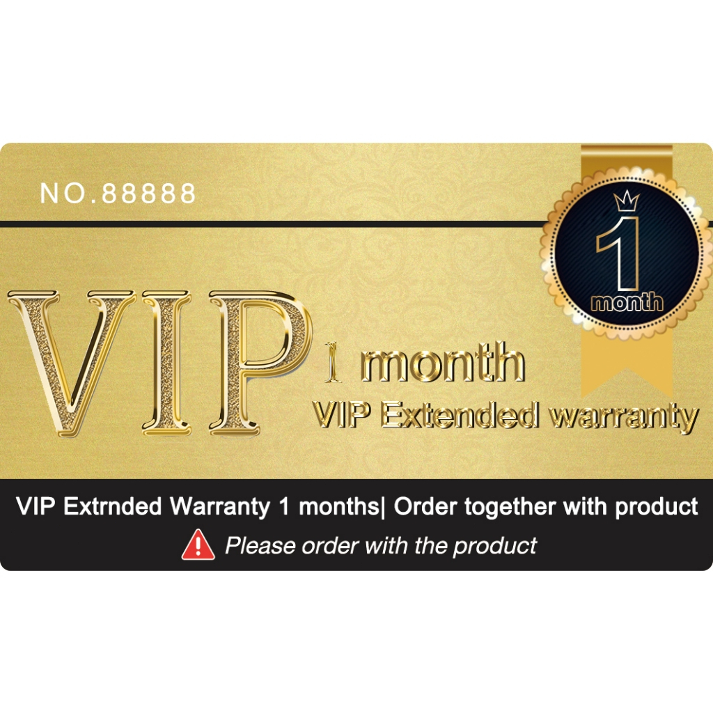 Extended Warranty, Virtual Warranty Card, Warranty Statement, Single