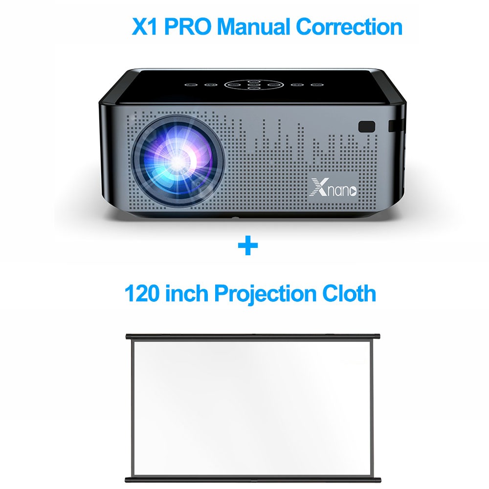 X1 PRO Smart Projector Android 9 2.4/5G WiFi BT5.0 Dolby Audio Home ...