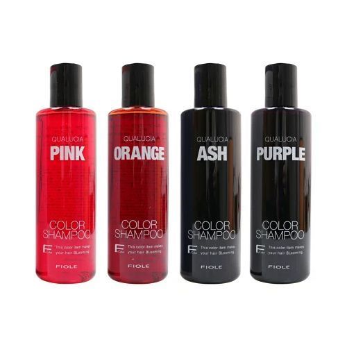 FIOLE QUALUCIA Color Shampoo Maintain Hair Color ASH/PURPLE/PINK 100ML ...