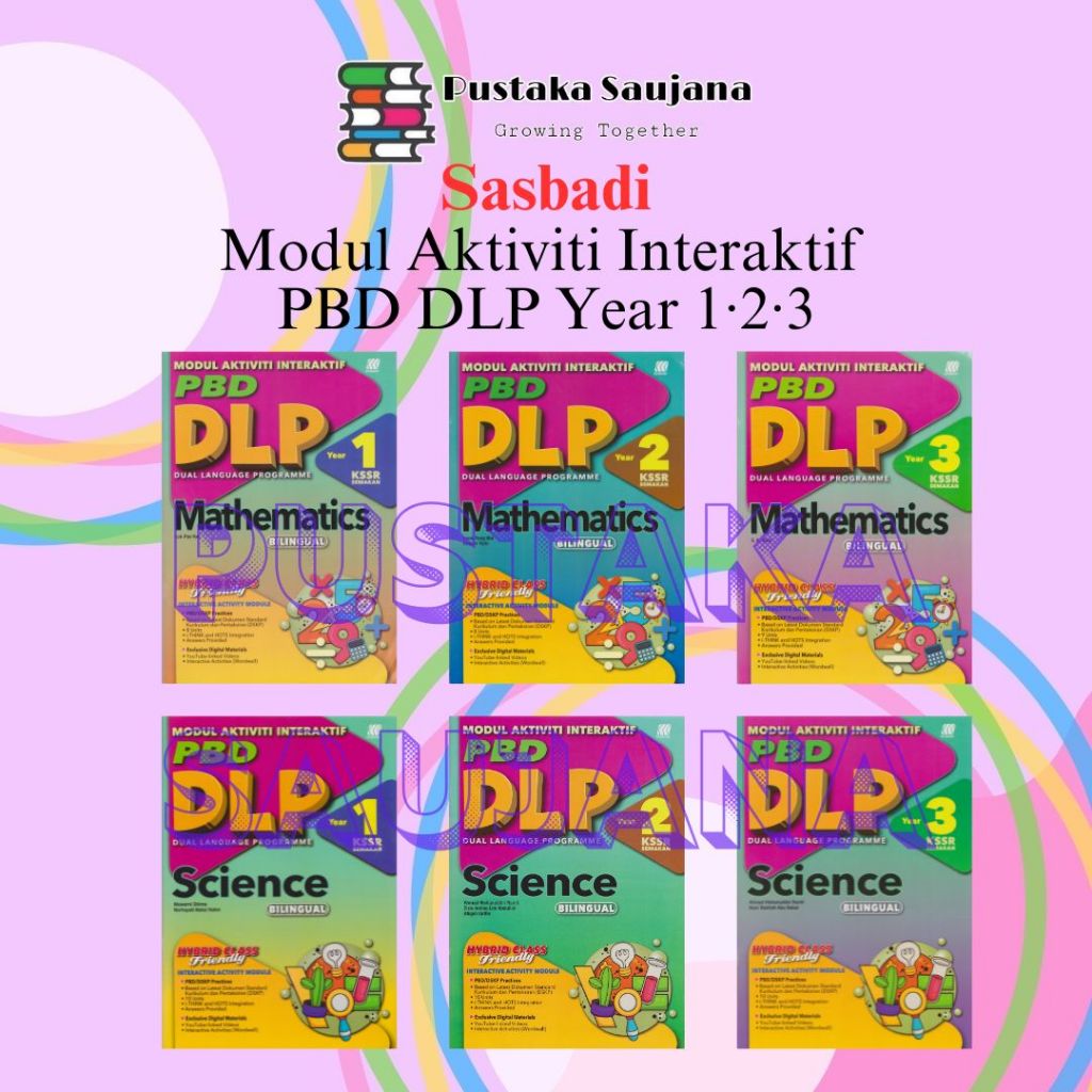 [Saujana] SASBADI Modul Aktiviti PBD DLP 2024 Year 1·2·3 | Shopee Malaysia