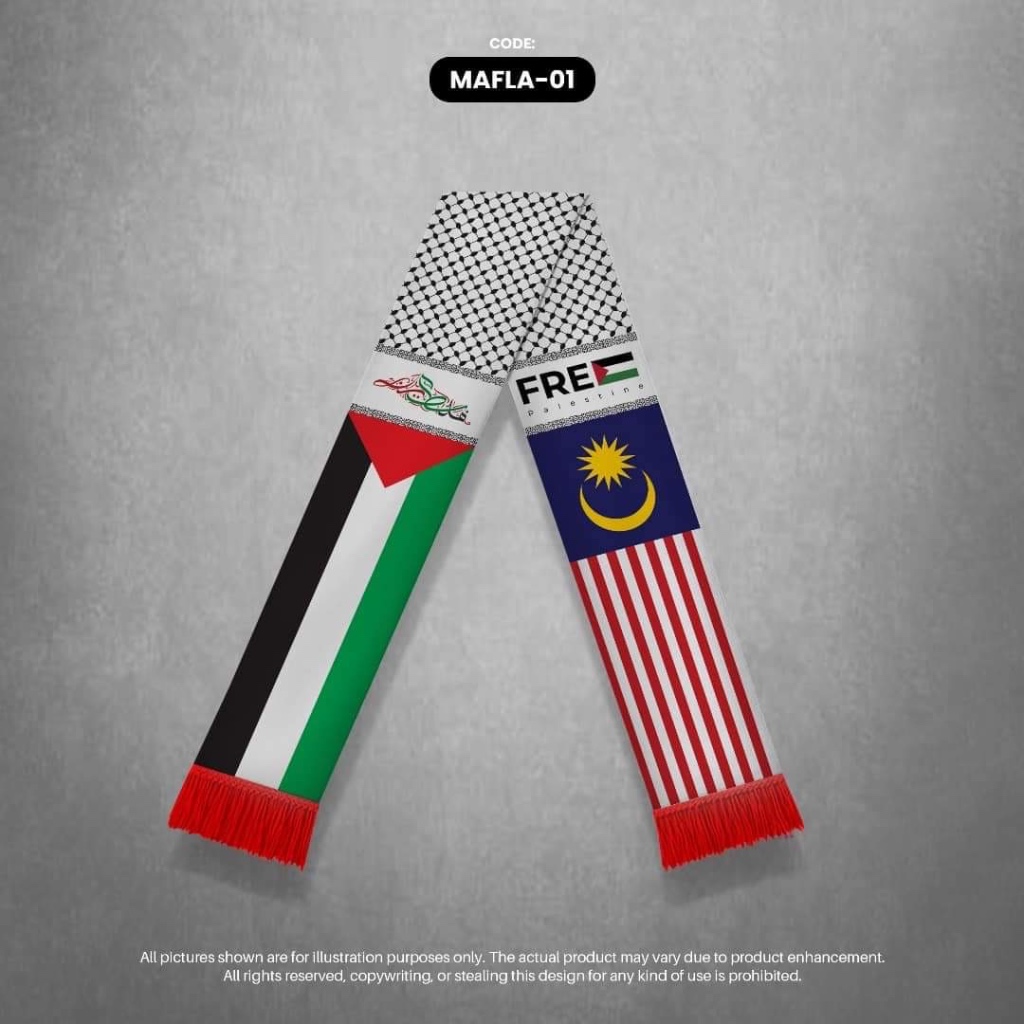 [ready Stock] Mafla Palestine New Design 2023 Shopee Malaysia