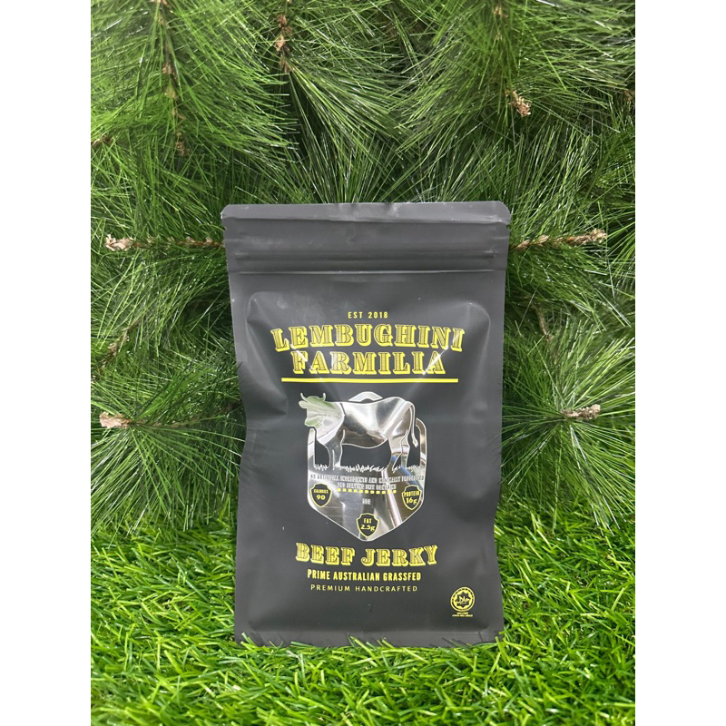 Halal Australian Prime Beef Jerky Smokey flavour (original) Shopee