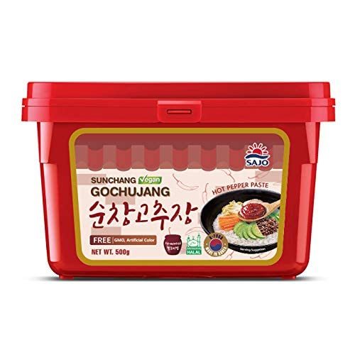 SAJO Gochujang Hot Pepper Paste (HALAL) 500g Halal & Suitable for