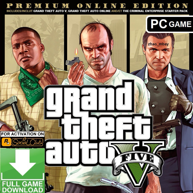 Gta 5 pc games offlines Shopee Malaysia