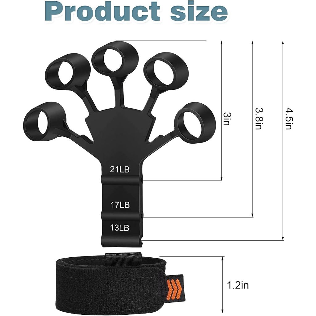 Finger Gripper silikon Grip Device 6 Grip Finger Grip latihan kekuatan