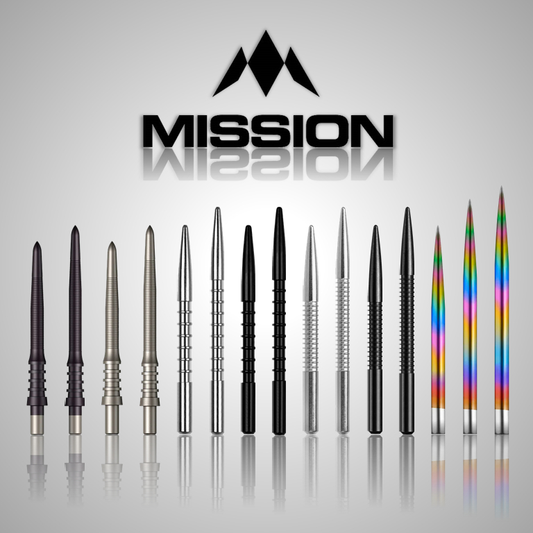Mission Dart Points Steel Tip Darts Replacement Points Microgrip