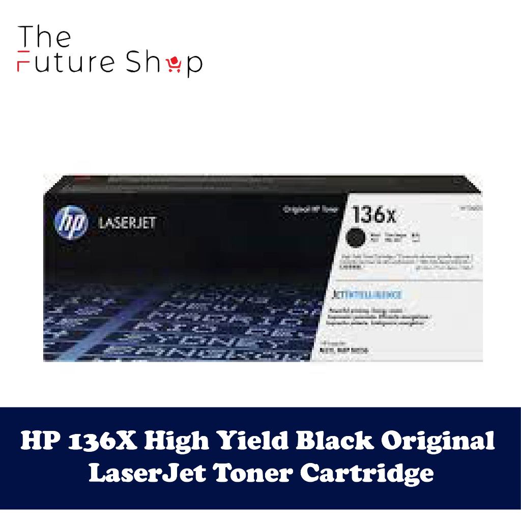 HP 136X High Yield Black Original LaserJet Toner Cartridge (W1360X ...