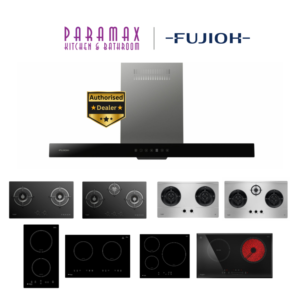 FUJIOH Cooker Hood FRMT1990V (with Gas Hob/Induction Set) Shopee