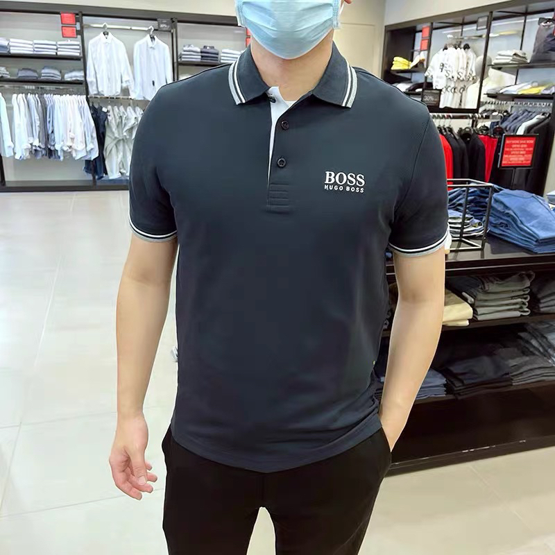 ORIGINAL Hugo Boss Athleisure Polo Shirt Paule Regular Fit Shortsleeve Tee Baju Lelaki Premium Outlet Shopee Malaysia