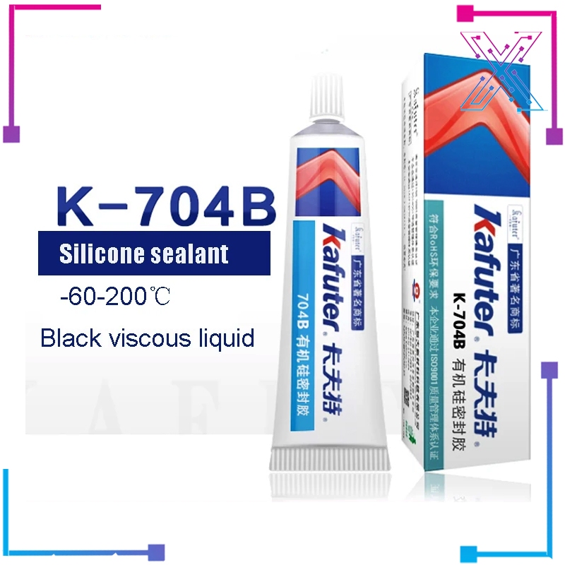 Kafuter K-704 704B 704BL RTV Silicone Rubber Electronic Glue Sealant ...