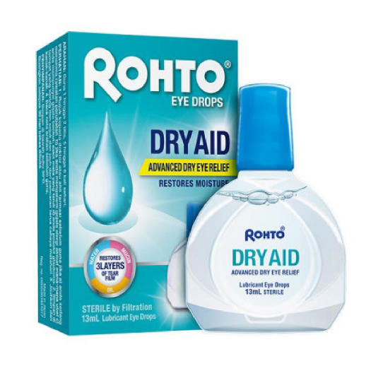 Rohto Dry Aid Eye Drops 13ml | Shopee Malaysia