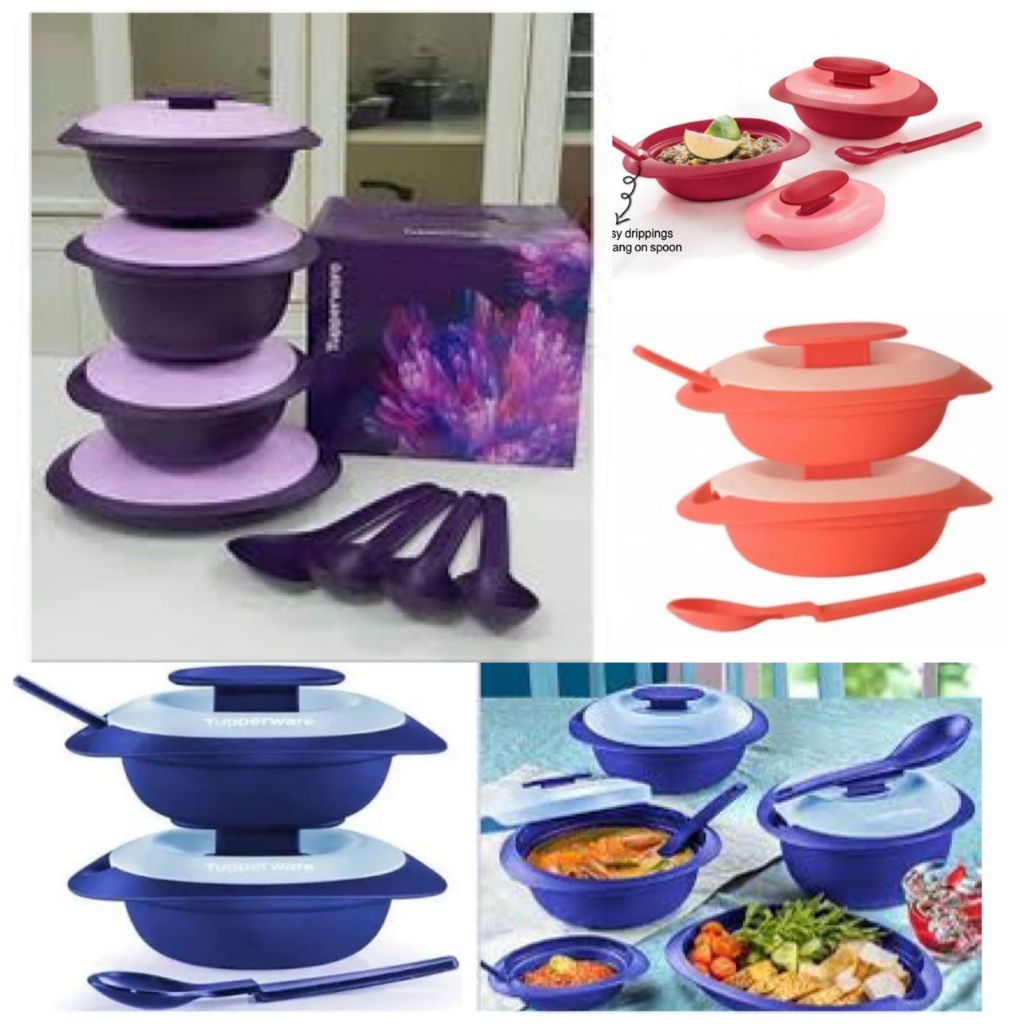 2023 Tupperware Petit/Blossom Serving Set/ Petite Blossom Serveware Set