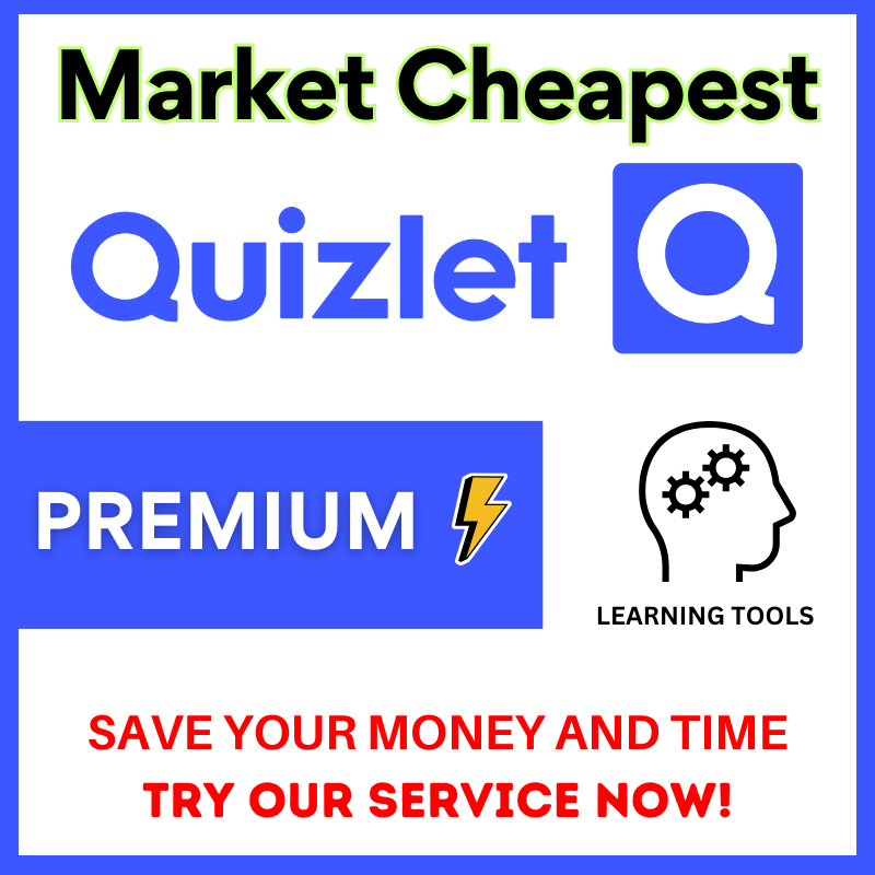 Quizlet Plus Premium Account Unlock Stepbystep Textbook Solutions Full Warranty Shopee