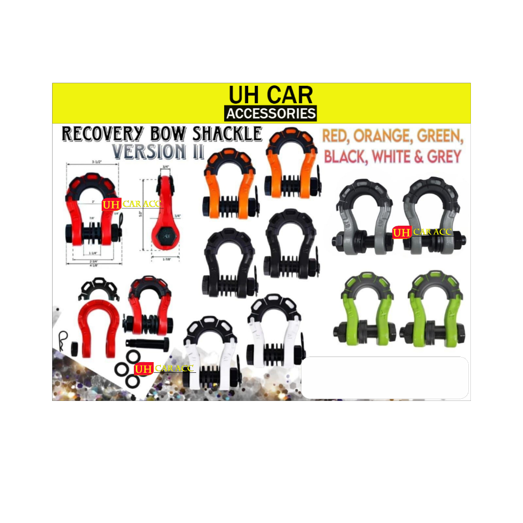 RECOVERY BOW SHACKLE VERSION II (BIG) | Shopee Malaysia