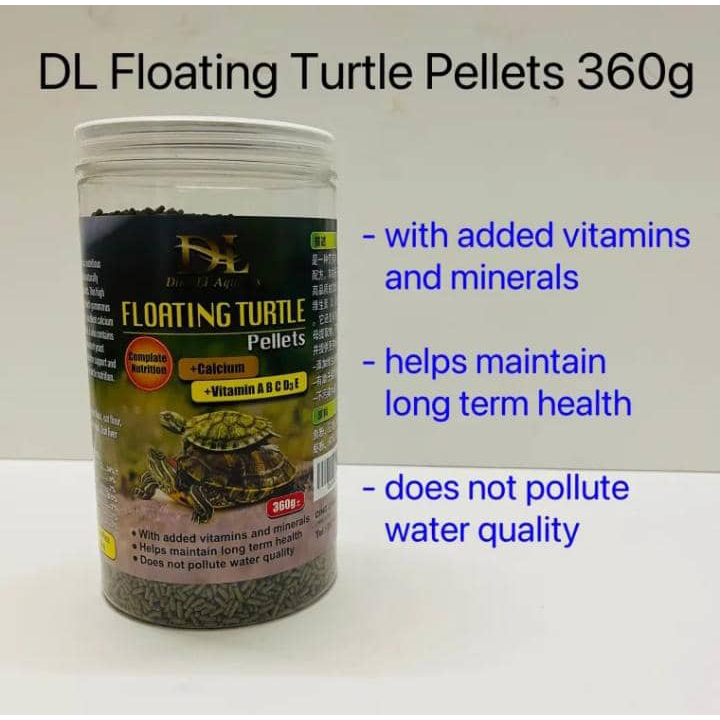DL Floating Turtle Pellets 360g(1pcs) ( Turtle Food / Makanan Kurakura