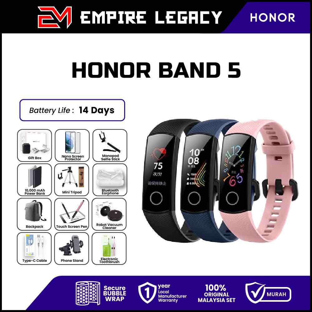 Honor band 5 online battery life