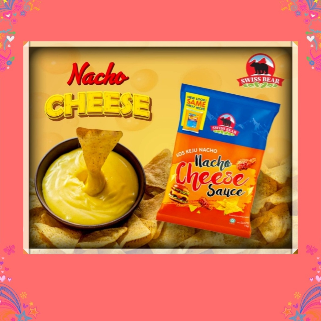 Swiss Bear Nacho Cheese Sauce / Sos Keju Nacho Viral 1KG Shopee Malaysia