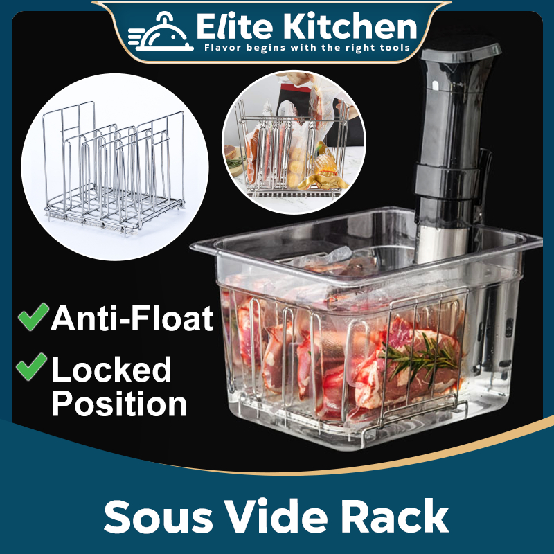 Sous Vide Container and Stainless Steel Sous Vide Rack - 11L