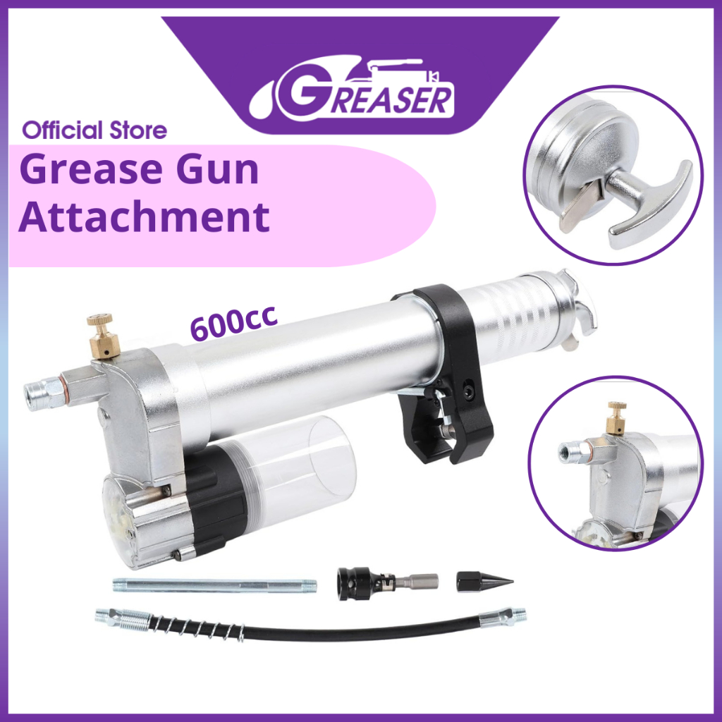 Greaser Cordless Grease Gun / Electric Grease Gun / Transform Drill into Electric Grease Pump