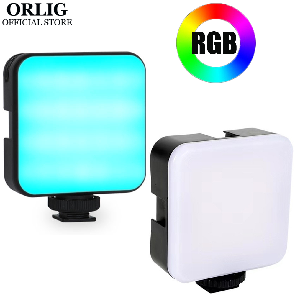 RGB Mini LED Video Light Photography Fill-in Lamp Dimmable With Cold ...