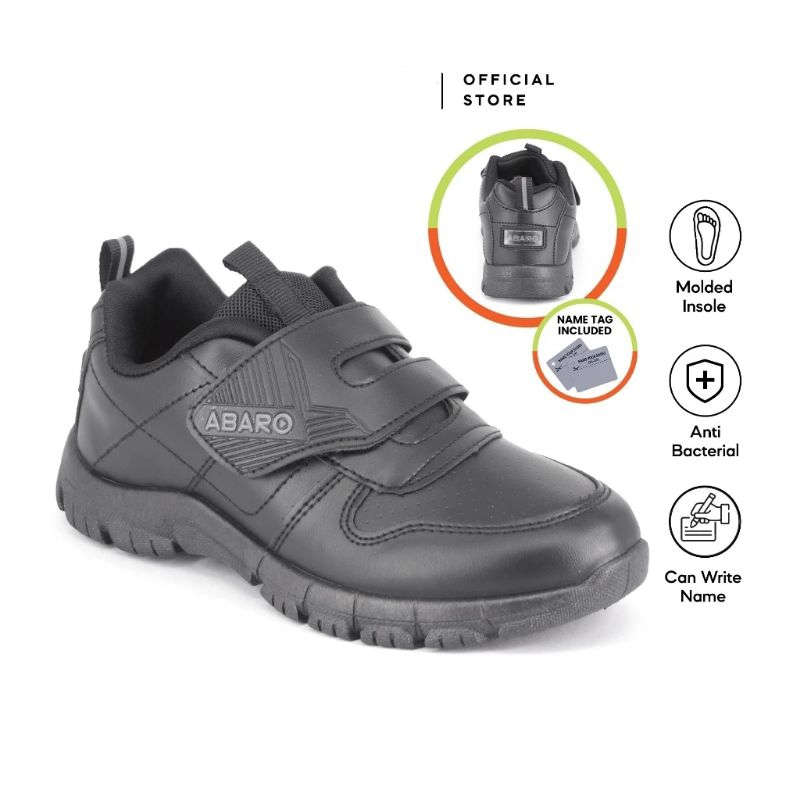 Abaro Water Resistant 2323a 2323 2323n Anti Bacterial School Shoes