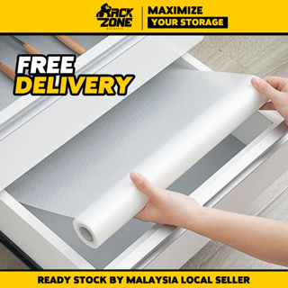 Extra Long Clear Non-Slip Kitchen Drawer Liner 45cm x 500cm