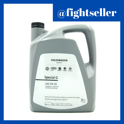 Original Engine Oil VOLKSWAGEN Group Special G 5W-40 5 liter Fully ...