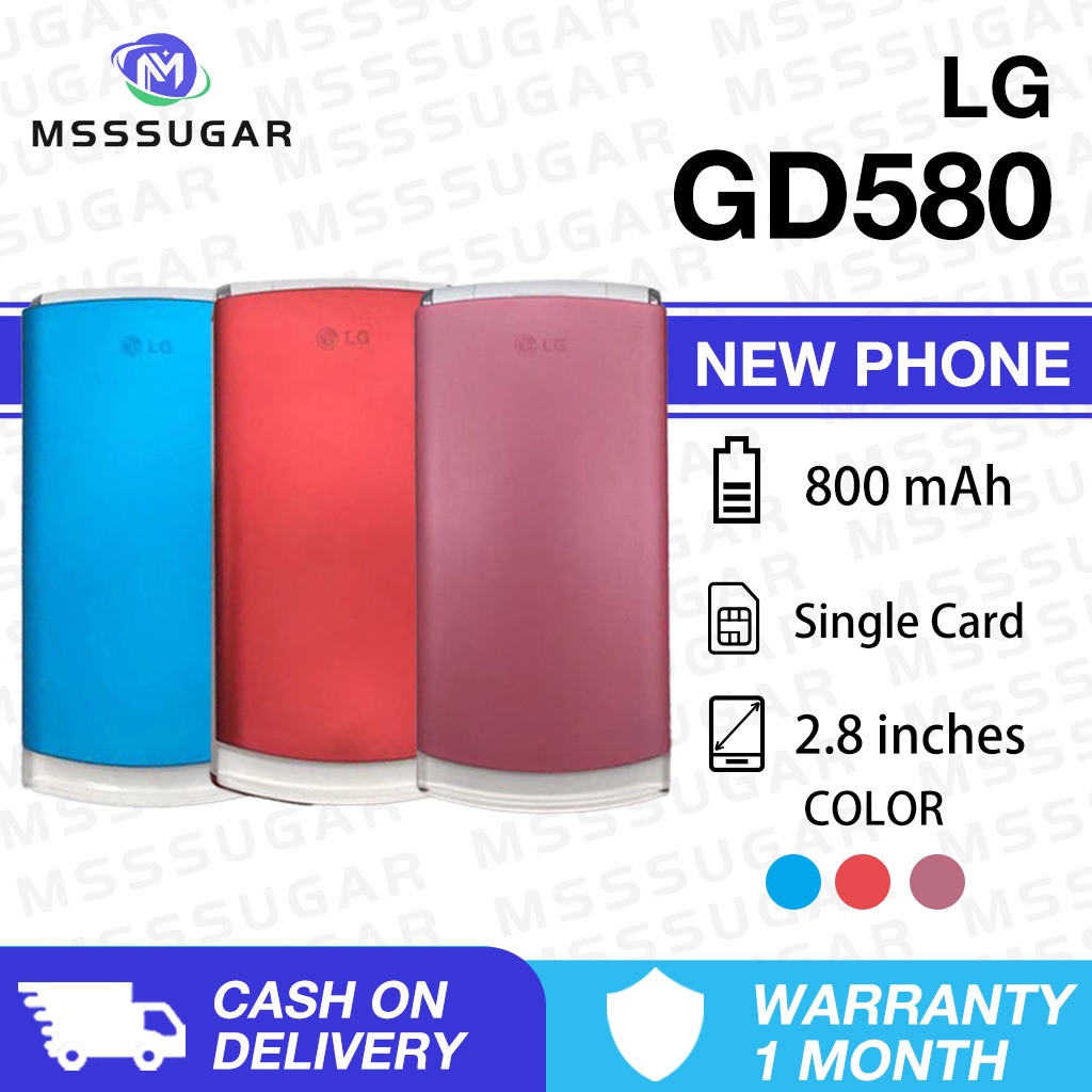 LG GD580 original flip candy color mobile phone 3G network mobile phone ...