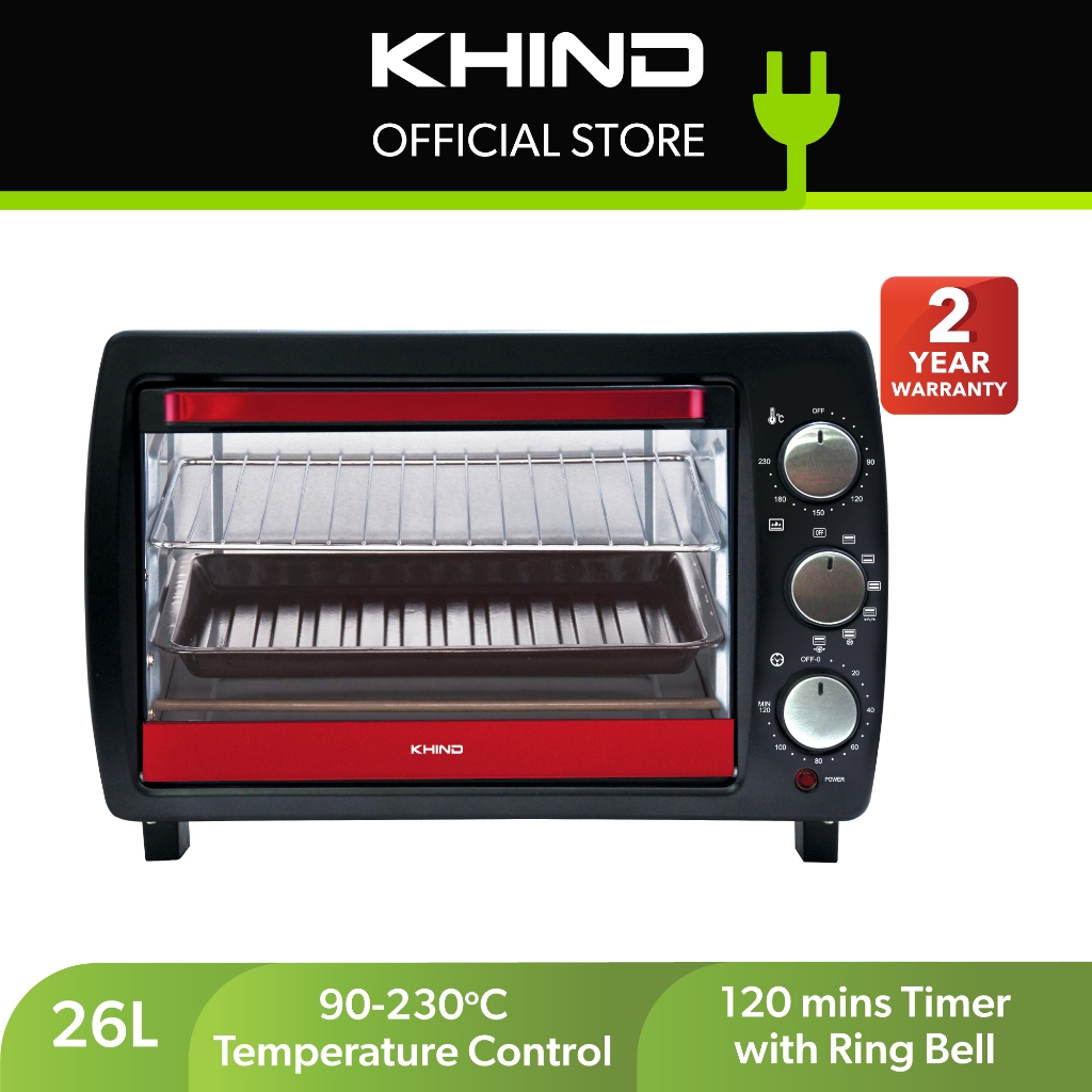 Khind 26l Electric Oven Ot26 Shopee Malaysia 2809