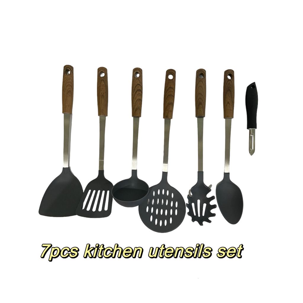 Stainless Steel 304 Cooking Utensil Set 7 Pcs NYLON Cooking Utensils