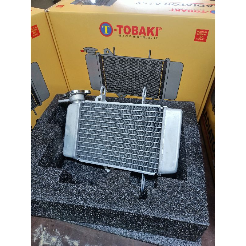 ORI TOBAKI RADIATOR ASSY with cap LC135/Y15ZR/FZ150I/RS150/RSX | Shopee ...