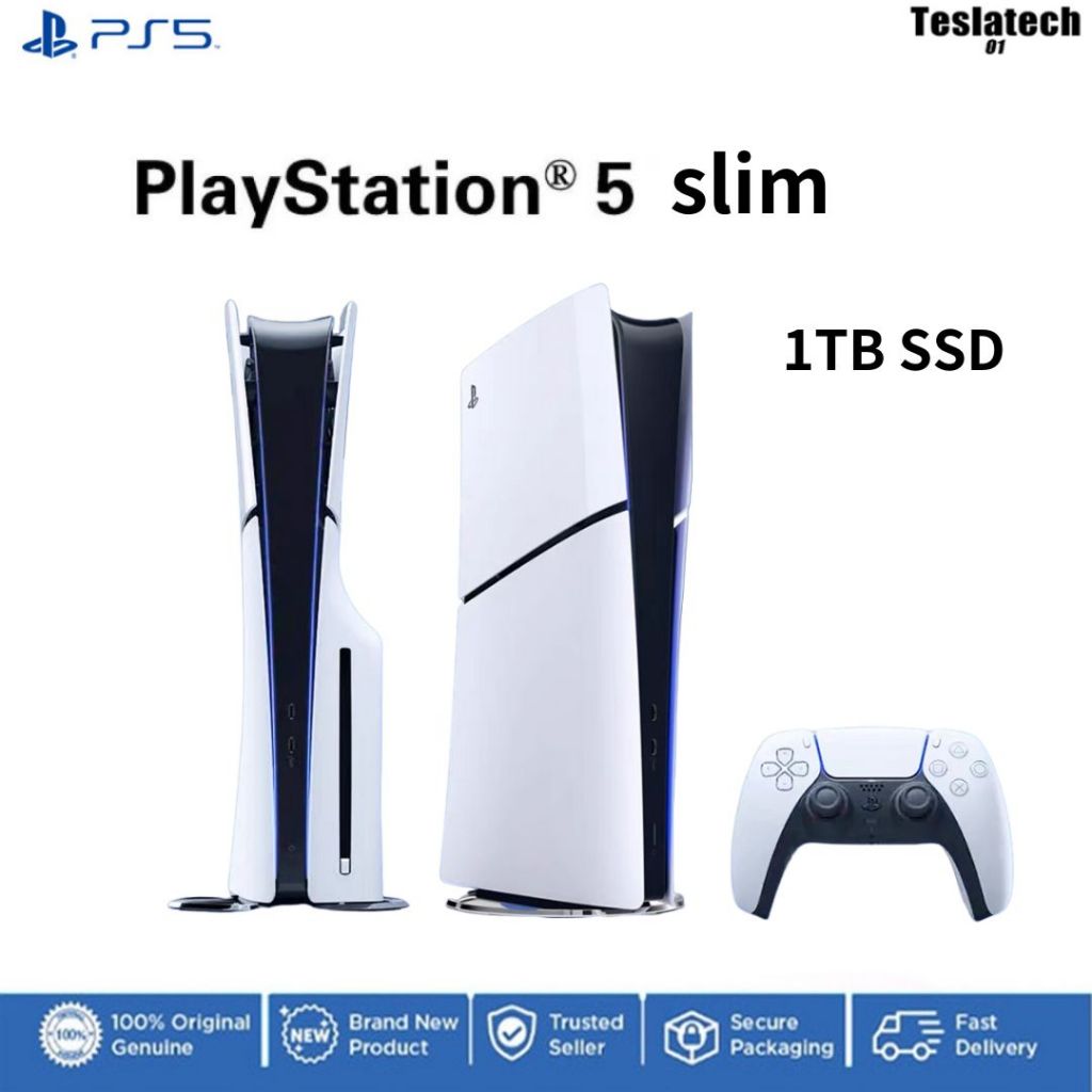 NEW Set Sony PlayStation5 New Slim PS5 1TB SSD Home game console